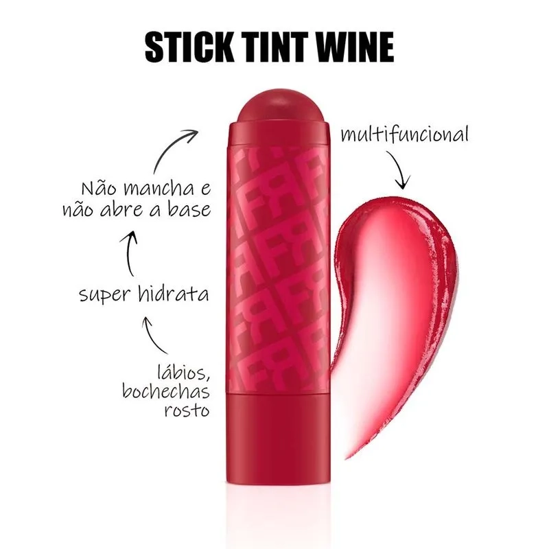 Balm Multifuncional Stick tint Balm Wine - Franciny  - 2