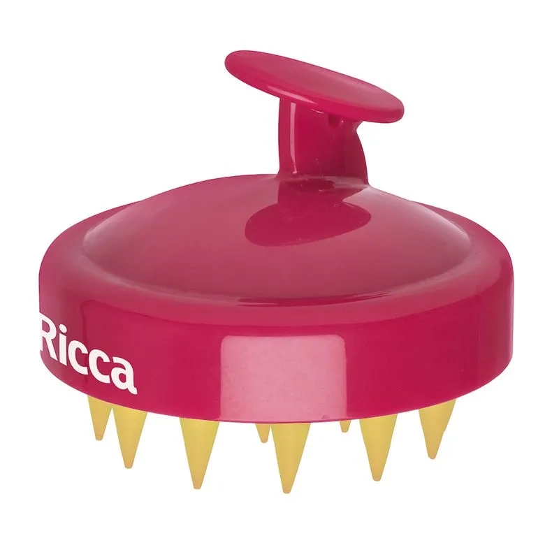 Escova Massageadora de Couro Cabeludo Shampoo Brush Ricca - 1