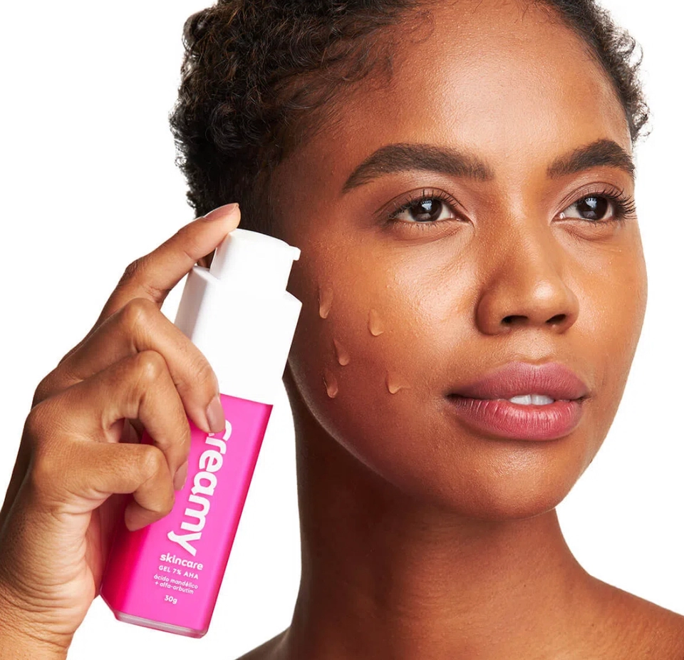 Gel clareador e antiacne 7%AHA Ácido Mandelico - Creamy Skincare - 3