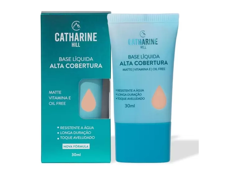 Base Líquida Matte de Alta Cobertura - Catharine Hill (nova embalagem) - 1