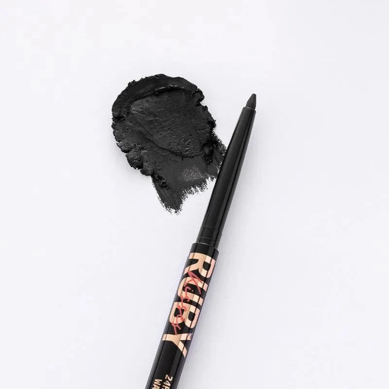 Lápis Retrátil em gel a prova d’água Blackest Black - Ruby Kisses  - 2