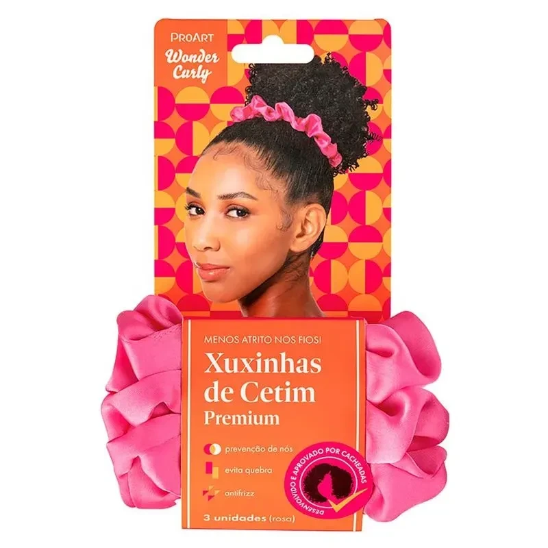 Xuxinhas de Cetim  Rosa - Proart  - 1