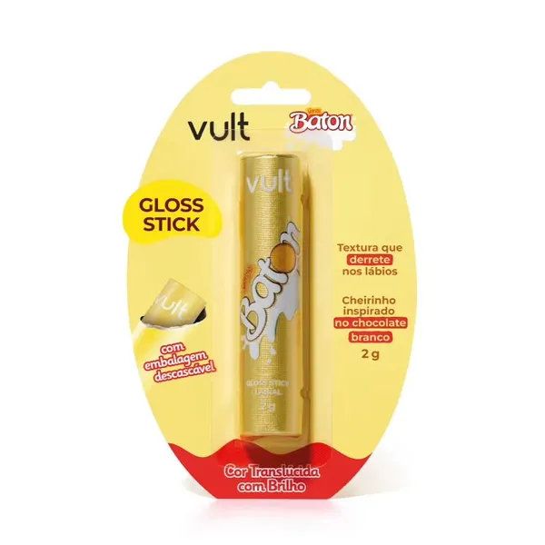 Gloss em Stick baton cor transparente - Vult