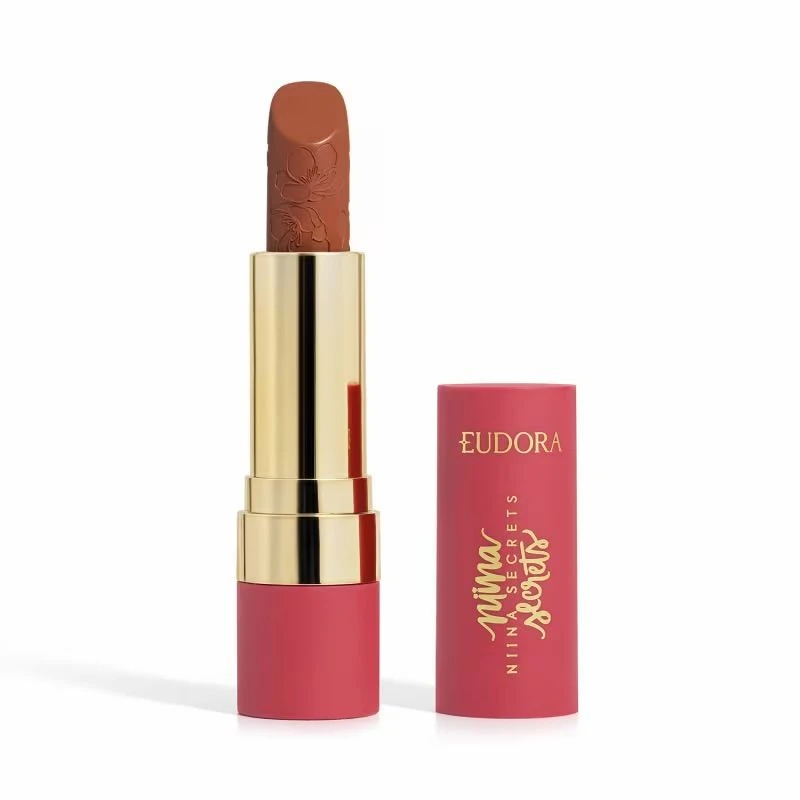 Batom Niina Secrets Soft Petals Castanho Encantado  - 1