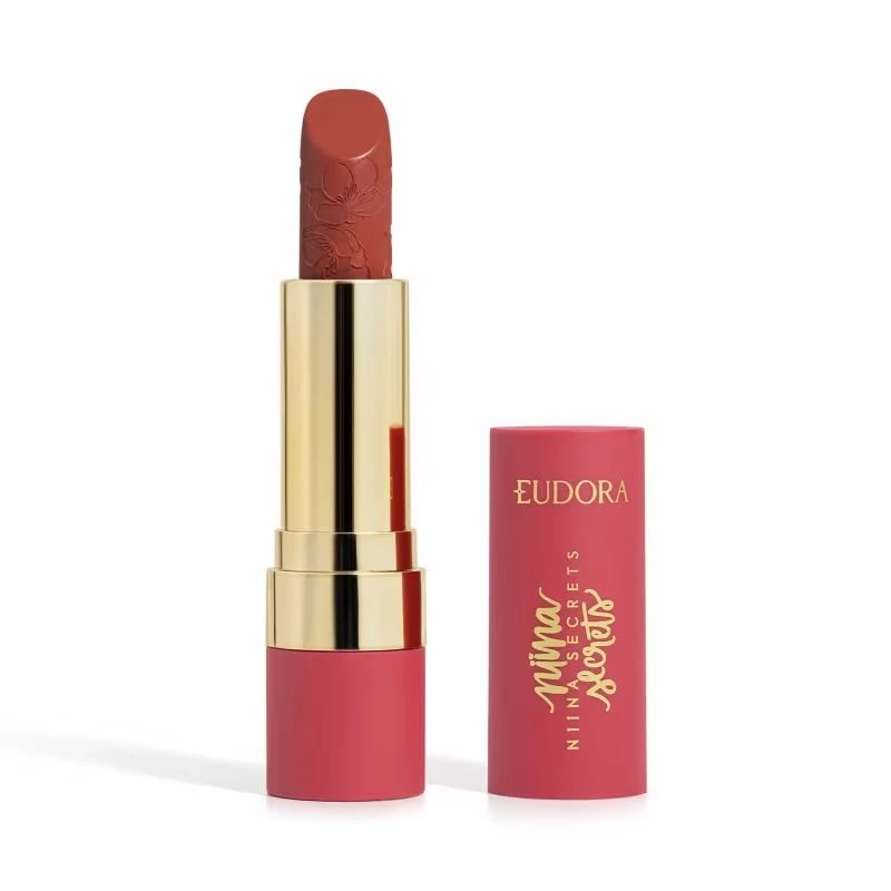 Batom Niina Secrets Soft Petals Vermelho Romântico  - 1