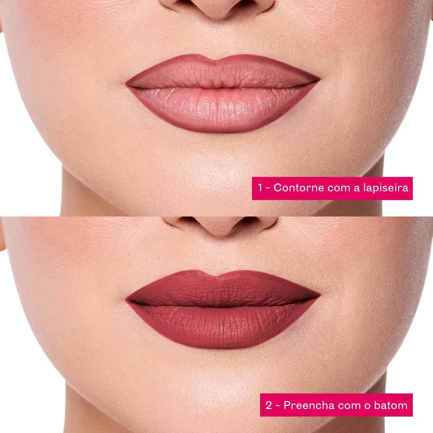 Lapiseira labial Soft Petals vermelho romântico - Niina Secrets  - 2