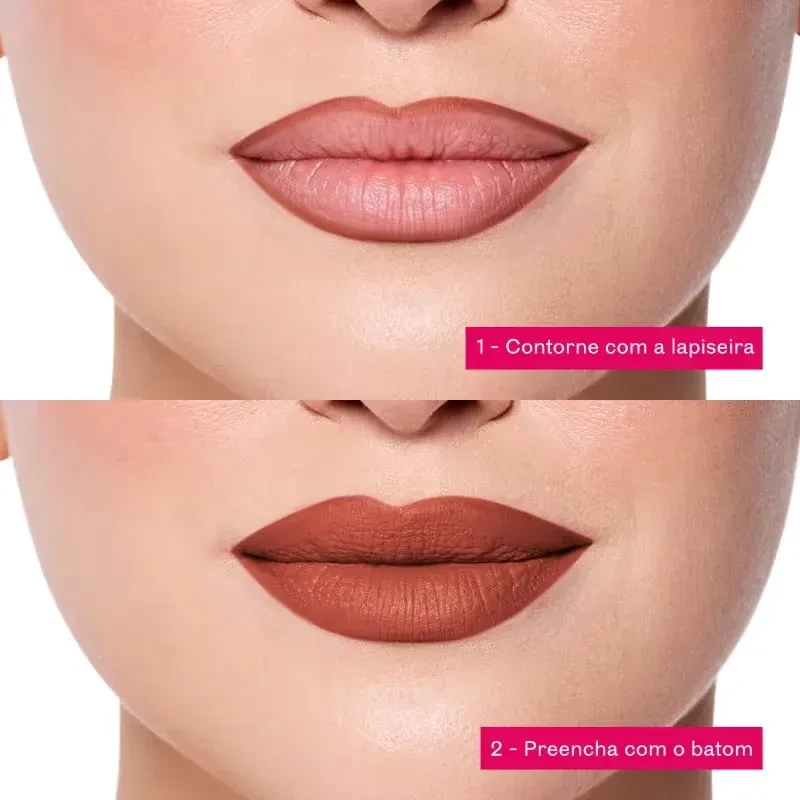 Lapiseira labial Soft Petals castanho encantado - Niina Secrets  - 2