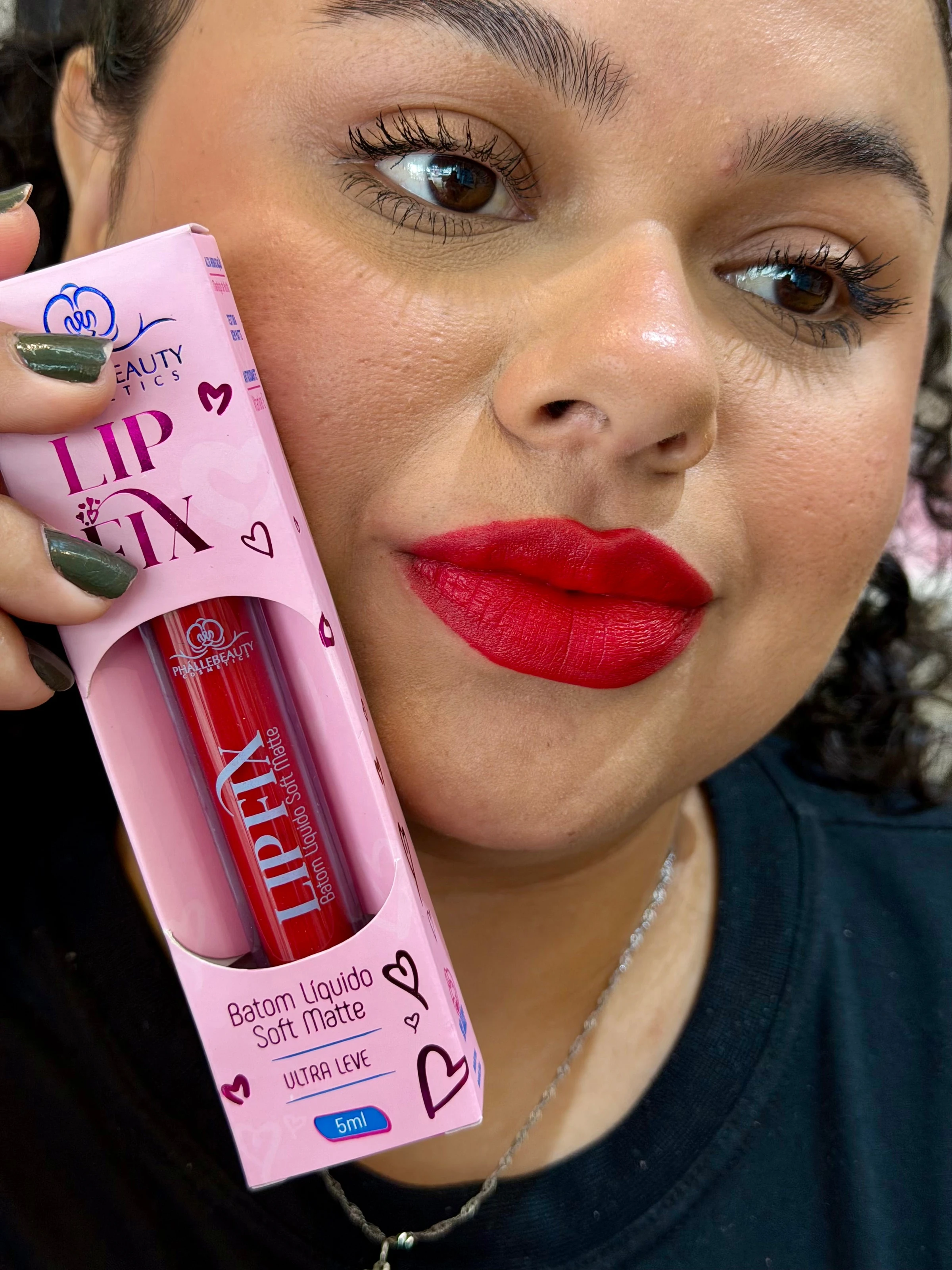 Batom líquido lip fix cor 02 - phallebeauty  - 2
