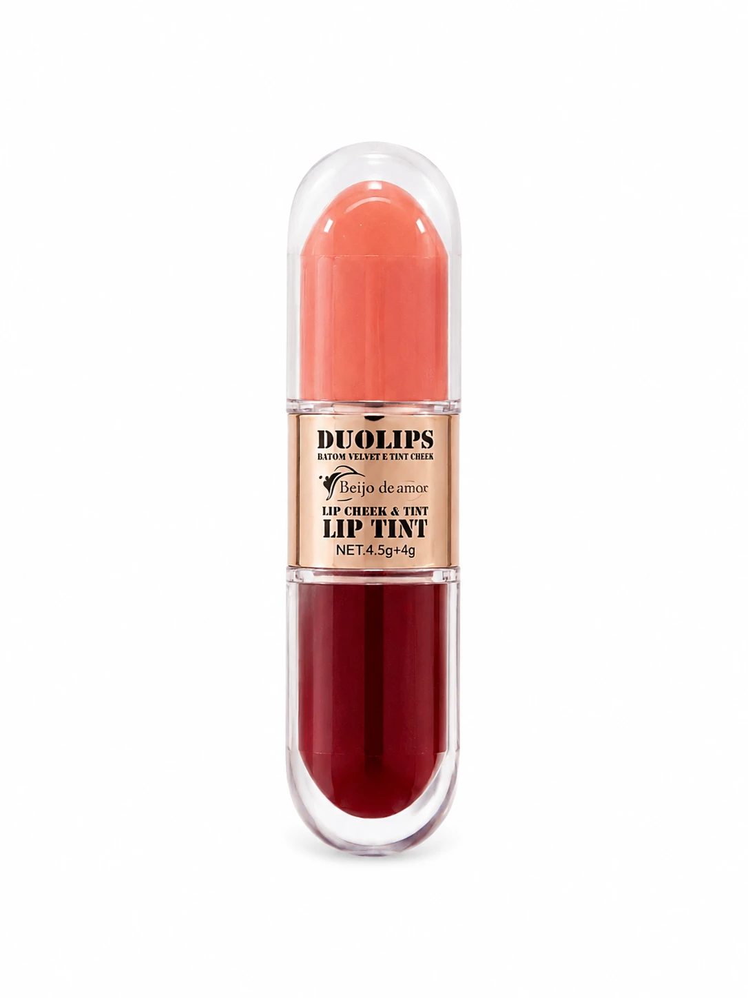 Batom e lip tint  2 em 1  cor 03 - beijo de neve  - 1