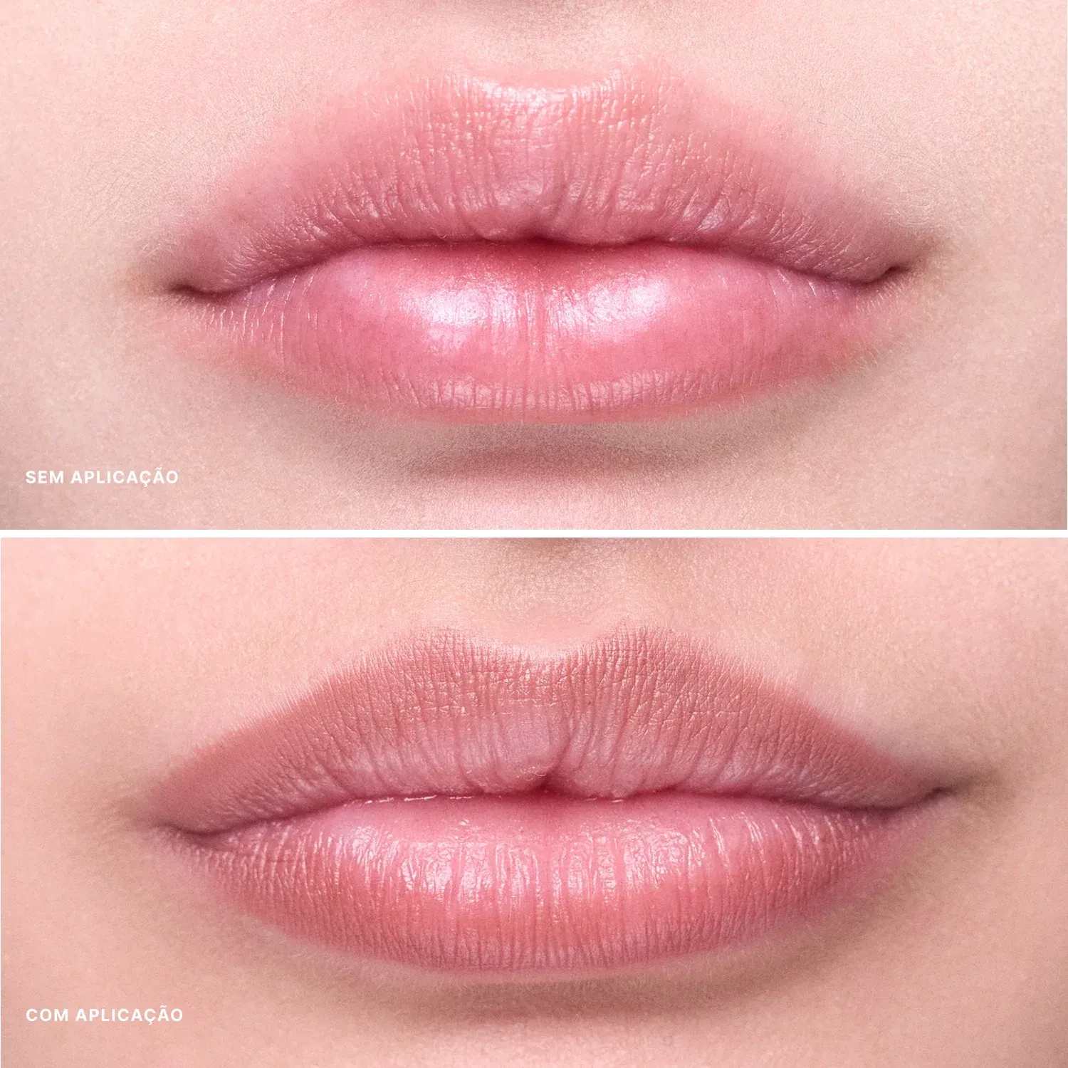 Contorno labial castanho intenso - boca rosa  - 2