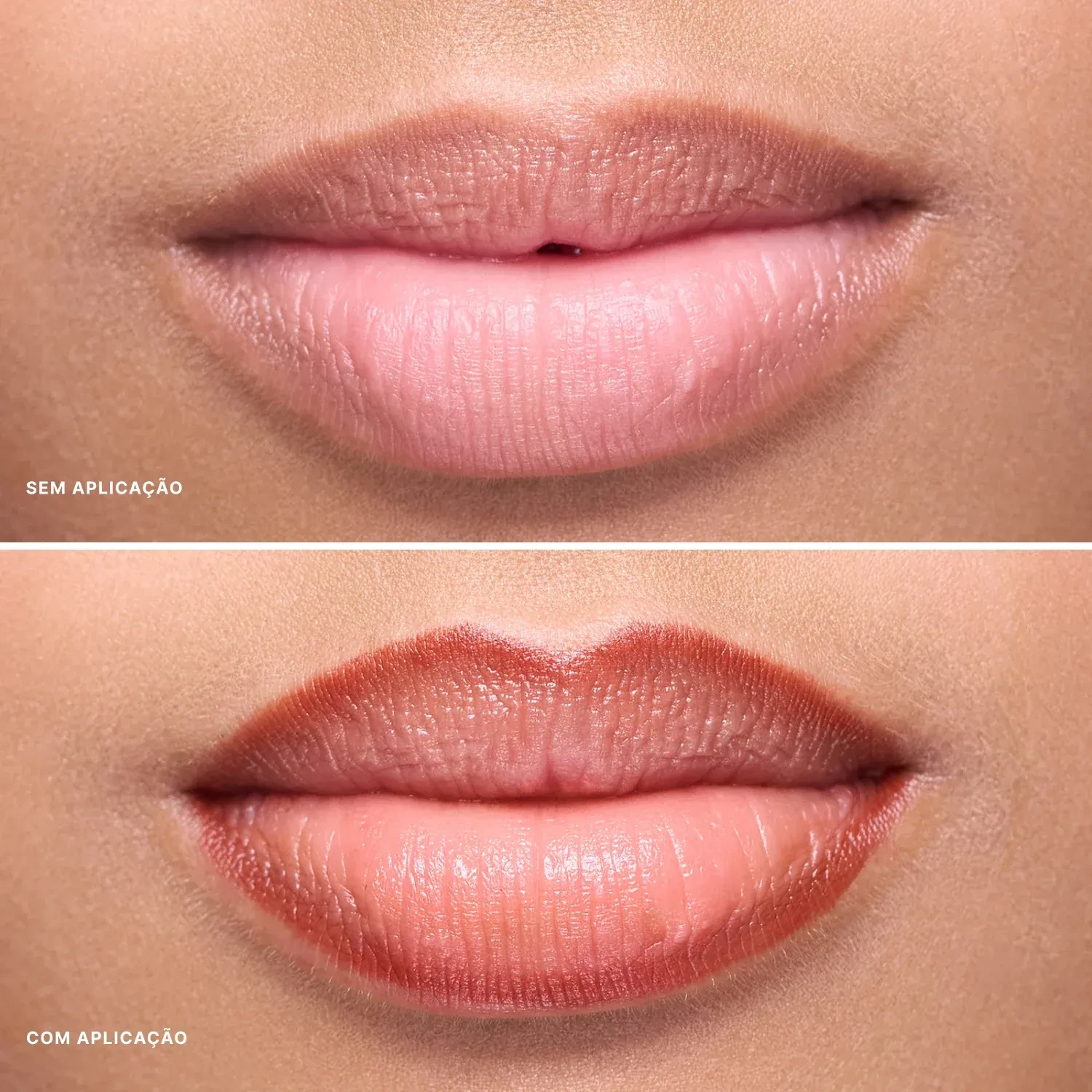 Contorno labial chocolate intenso - boca rosa  - 2