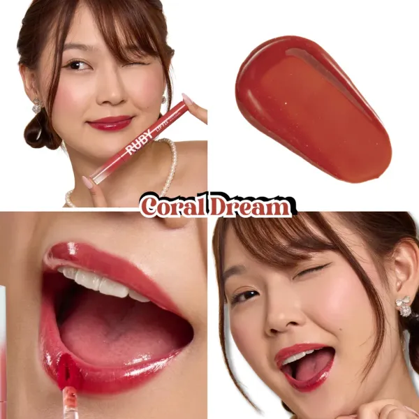 Lip Fix Glossy Tint Coral dream - Ruby Kisses - imagem 2
