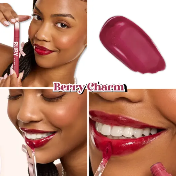 Lip Fix Glossy Tint Berry charm- Ruby Kisses - imagem 2