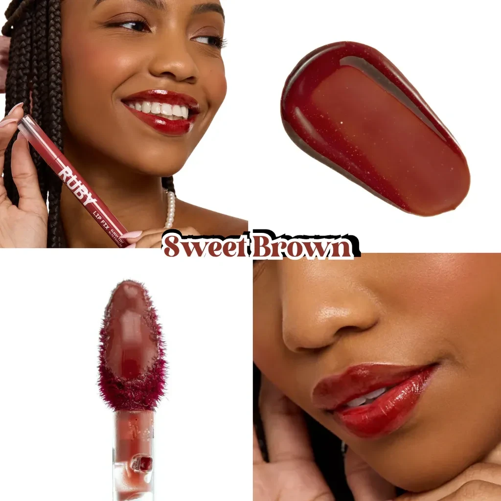 Lip Fix Glossy Tint Sweet Brown - Ruby Kisses - 2