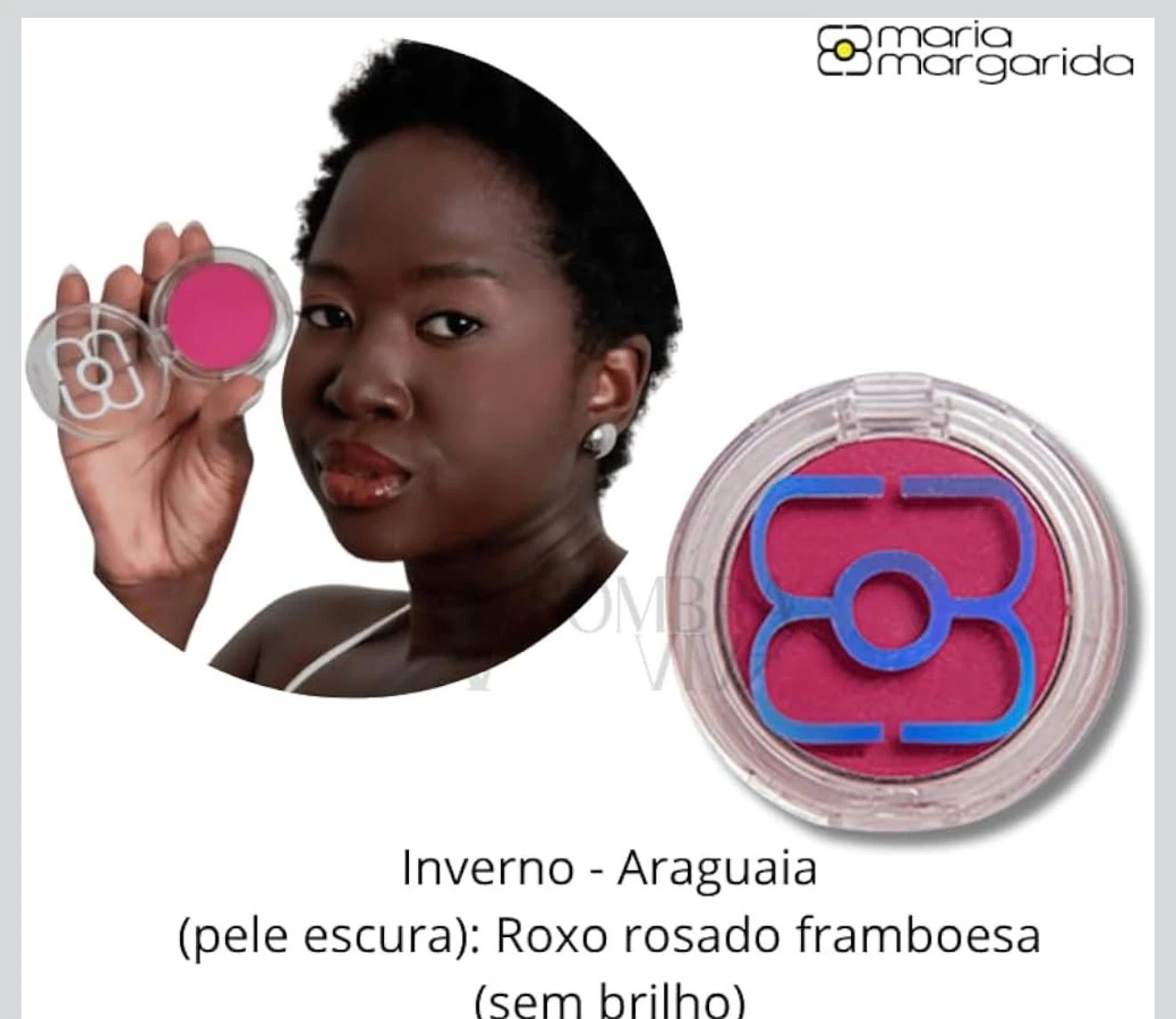 Blush Compacto  Margariblush Paraty -Maria Margarida - 2
