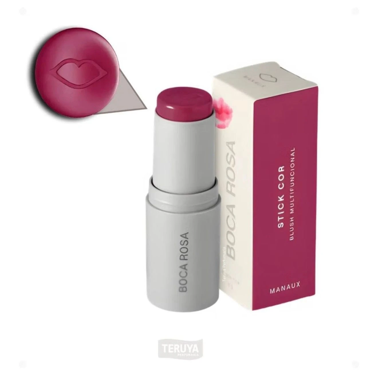 Blush Stick Cor Manaux -  boca rosa beauty - 3