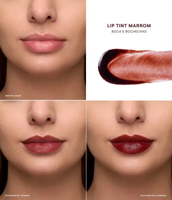 Lip Tint marrom desejo - boca rosa  - imagem 2