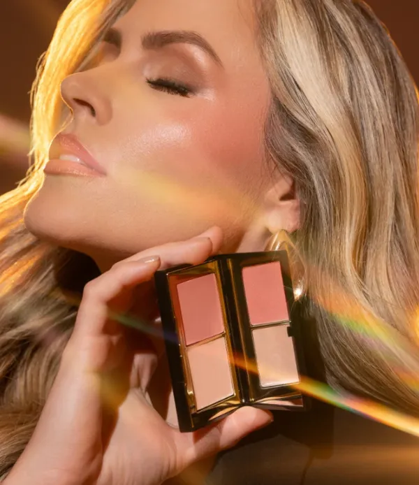 Cream Color Peach Blush E Iluminador - LF PRO - imagem 2