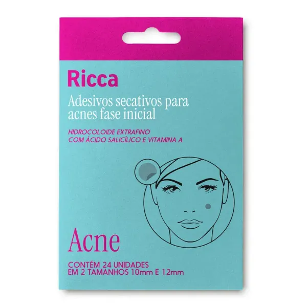 Adesivos secativos para acnes incolor 20UN
