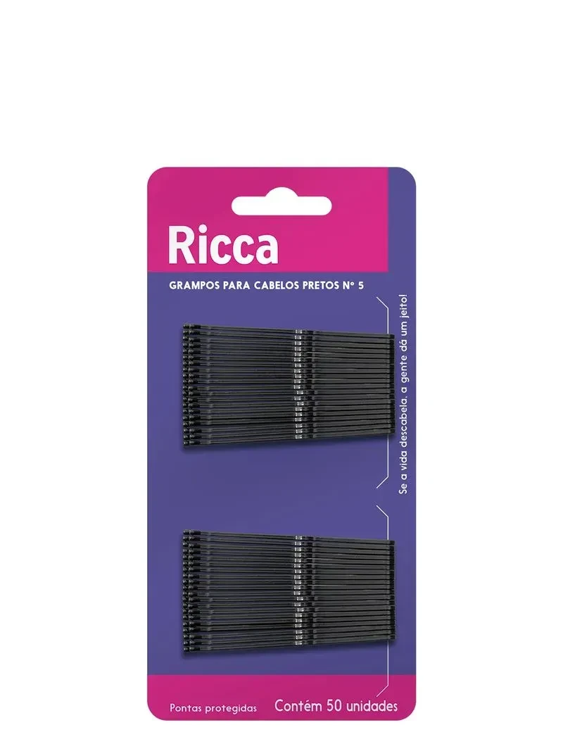 Grampos de cabelo N 5 - Ricca  - 1
