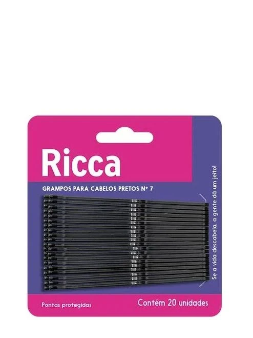 Grampos de cabelo N7 - Ricca  - 1