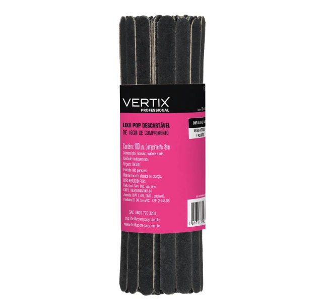 Lixa pop preta - Vertix  - 1