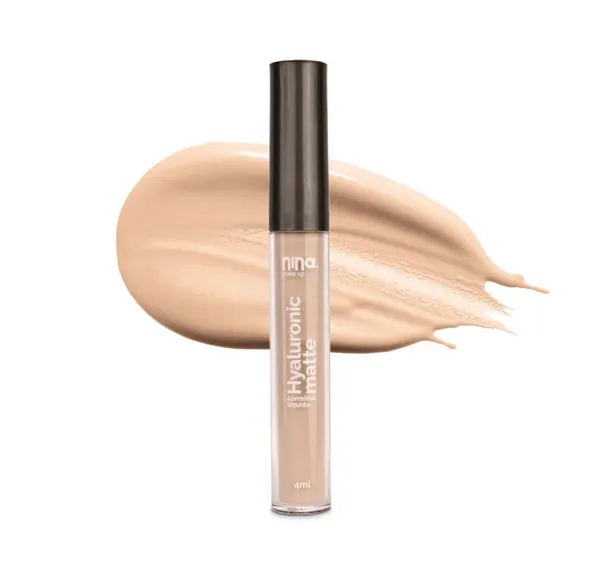 Corretivo Líquido Hyaluronic Matte - Nina Makeup