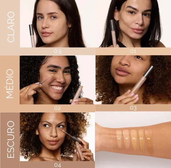 Corretivo Líquido Hyaluronic Matte - Nina Makeup - imagem 2