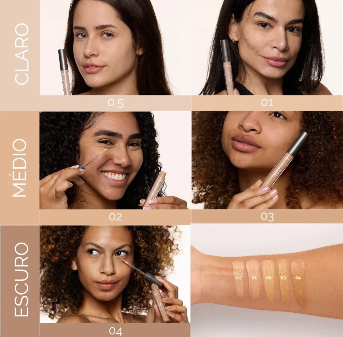 Corretivo Líquido Hyaluronic Matte - Nina Makeup - 2