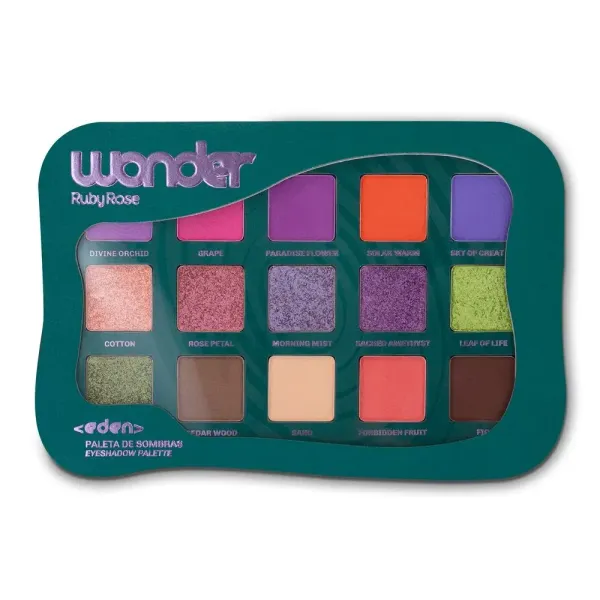 Paleta de sombra Eden linha Winter - Ruby Rose 