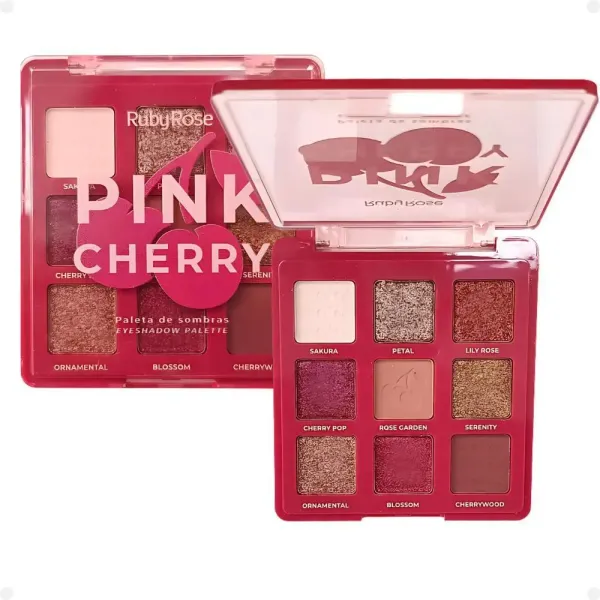 Paleta de sombras Pink Cherry - Ruby Rose 
