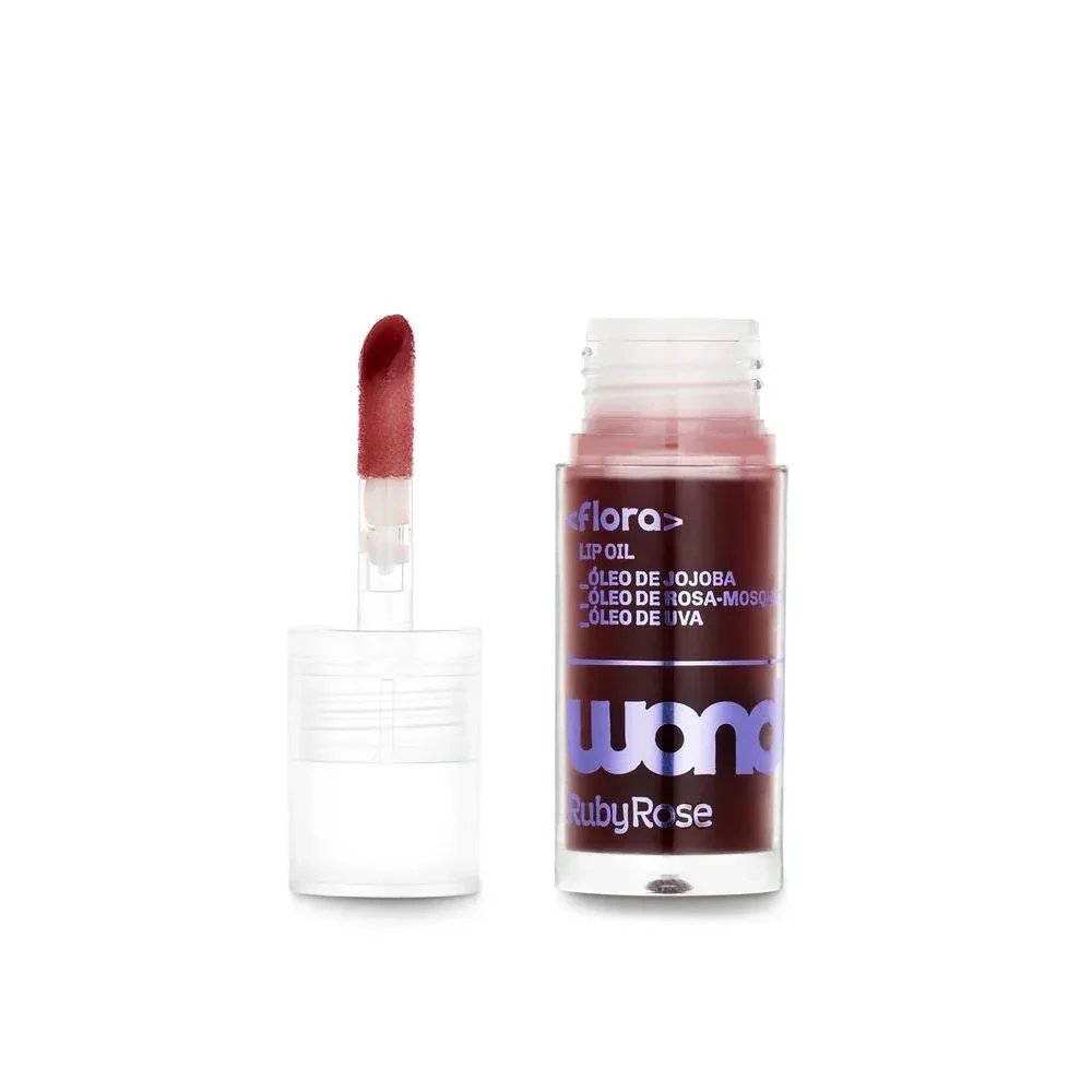 Lip oil cor Nigth Bloom linha Wonder - Ruby Rose  - 1
