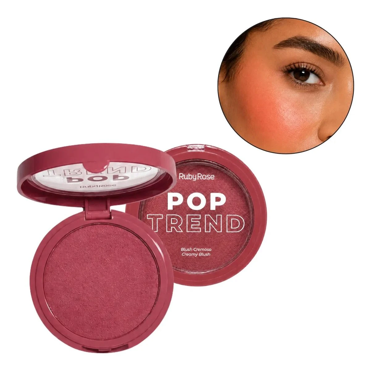 Blush cremoso pop trend PT30 - Ruby Rose  - 1