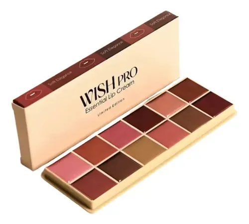 Paleta de batom cremoso soft Elegance - Michelly Palma