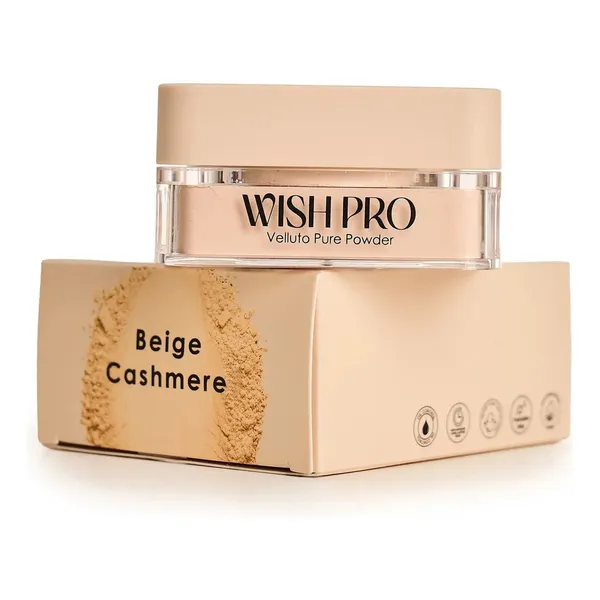 Pó solto wish pro cor beige cashmere - Michelly Palma 