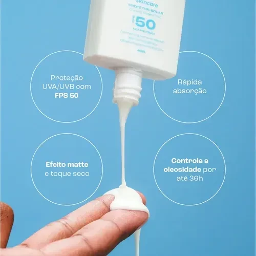 Protetor Solar Watery Fluid FPS 50 - Creamy - 2