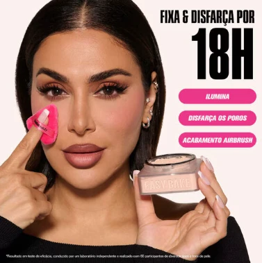PÓ solto Pound Cake easy bake - Huda Beauty - 3