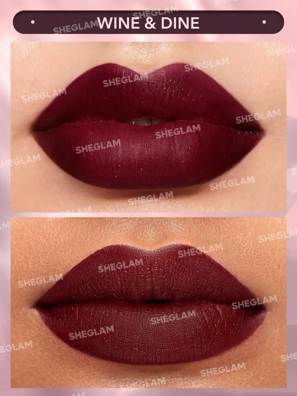 Batom Starlight Velvet wine e dine - SHEGLAM - 2