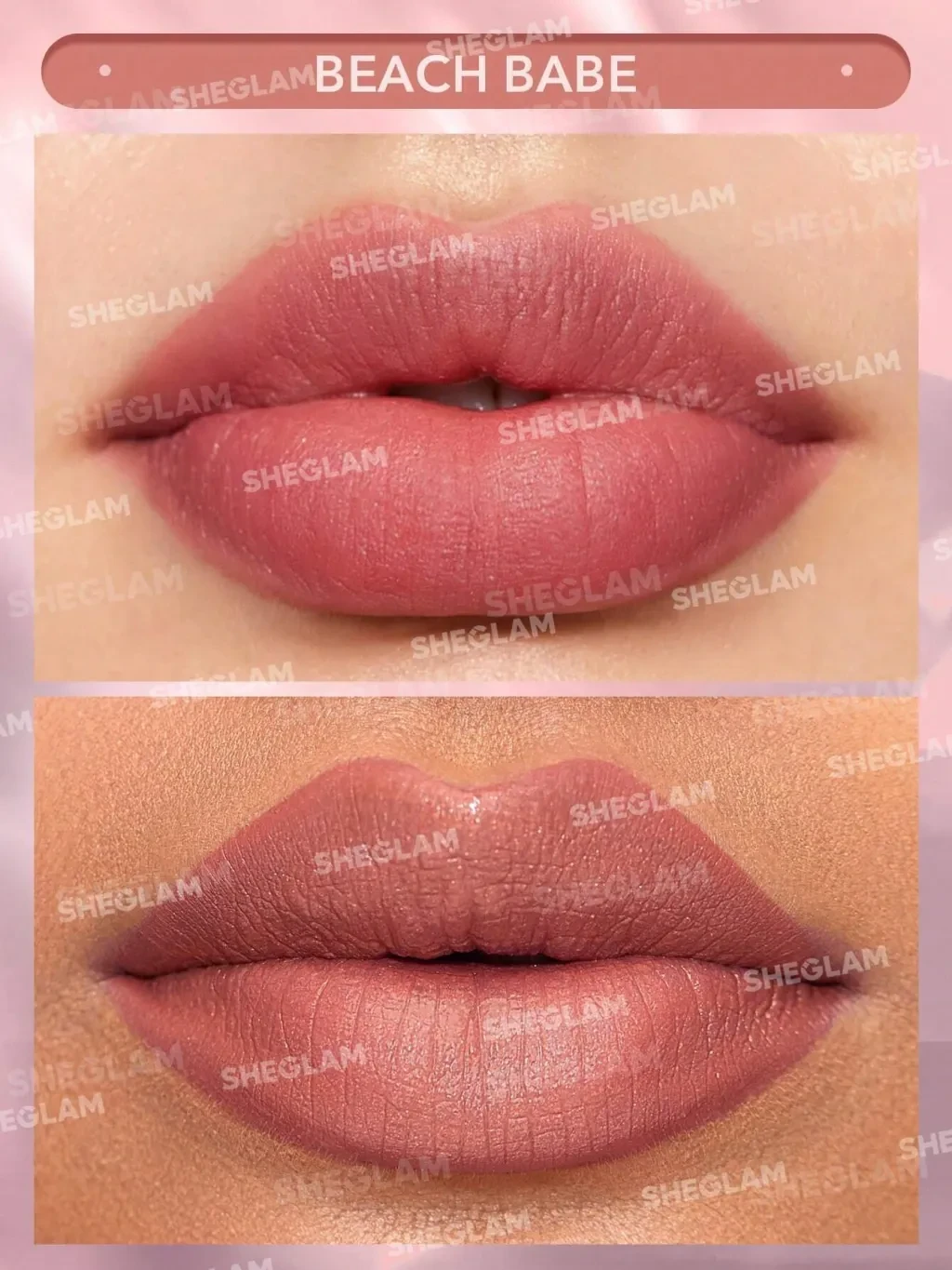 Batom Starlight Velvet beach baby - SHEGLAM - 2