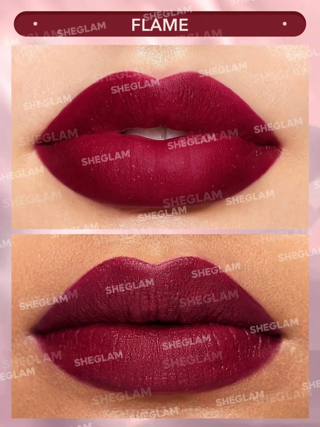 Batom Starlight Velvet  flame - SHEGLAM - 2