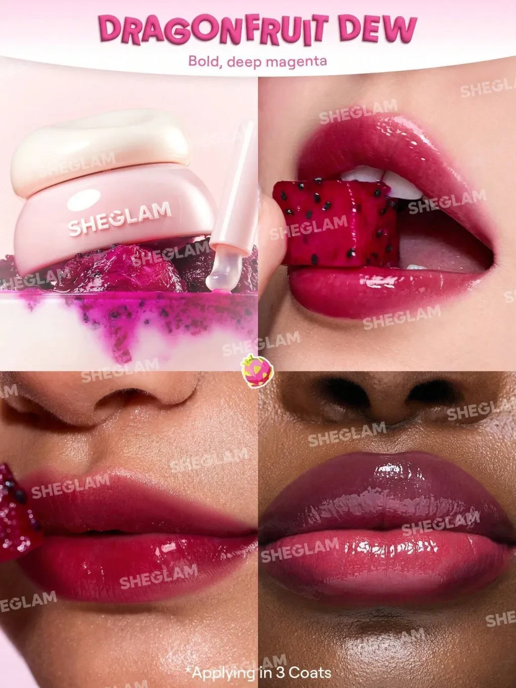 Hydra Jelly Pocket Lip Jam dragonfruit dew - SHEGLAM - 2