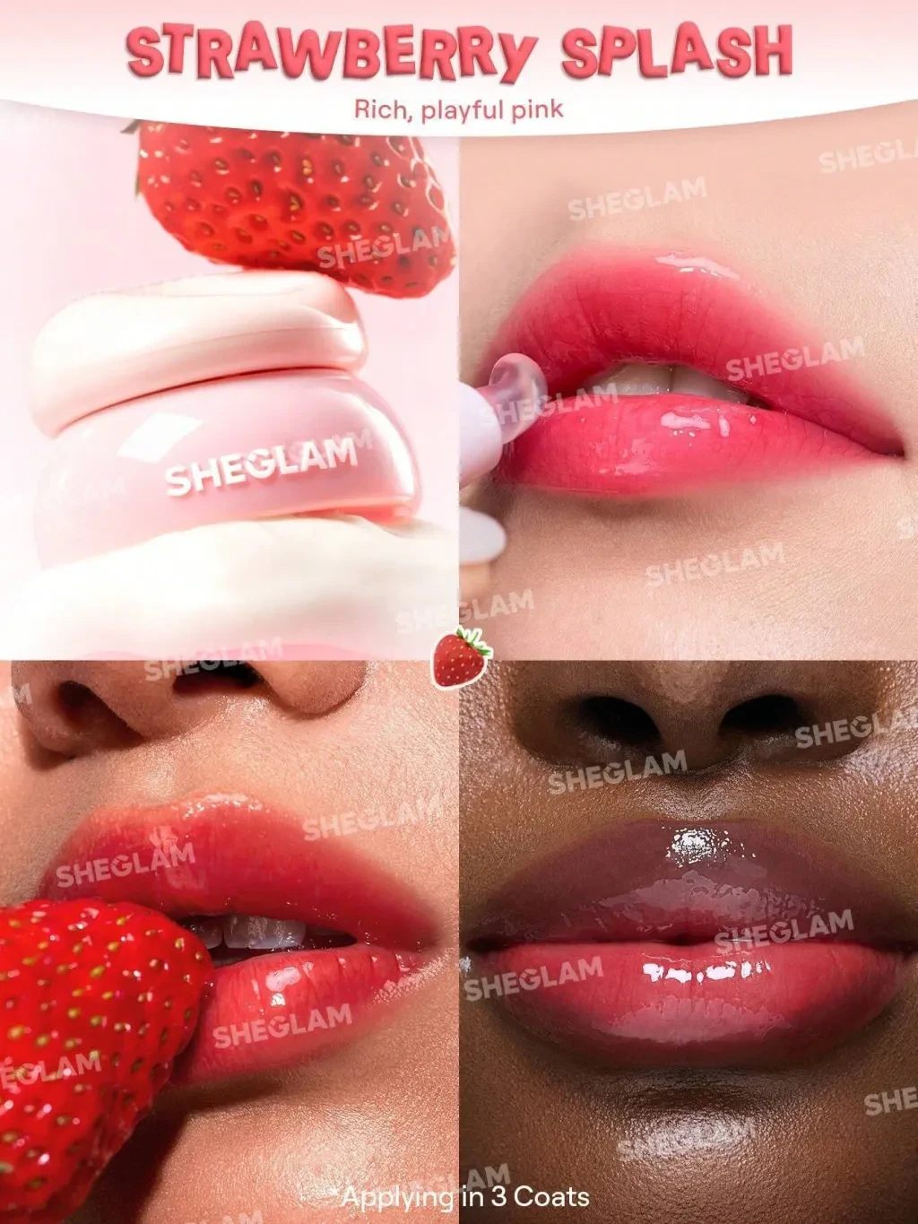 Hydra Jelly Pocket Lip Jam strawberry splash - SHEGLAM - 2