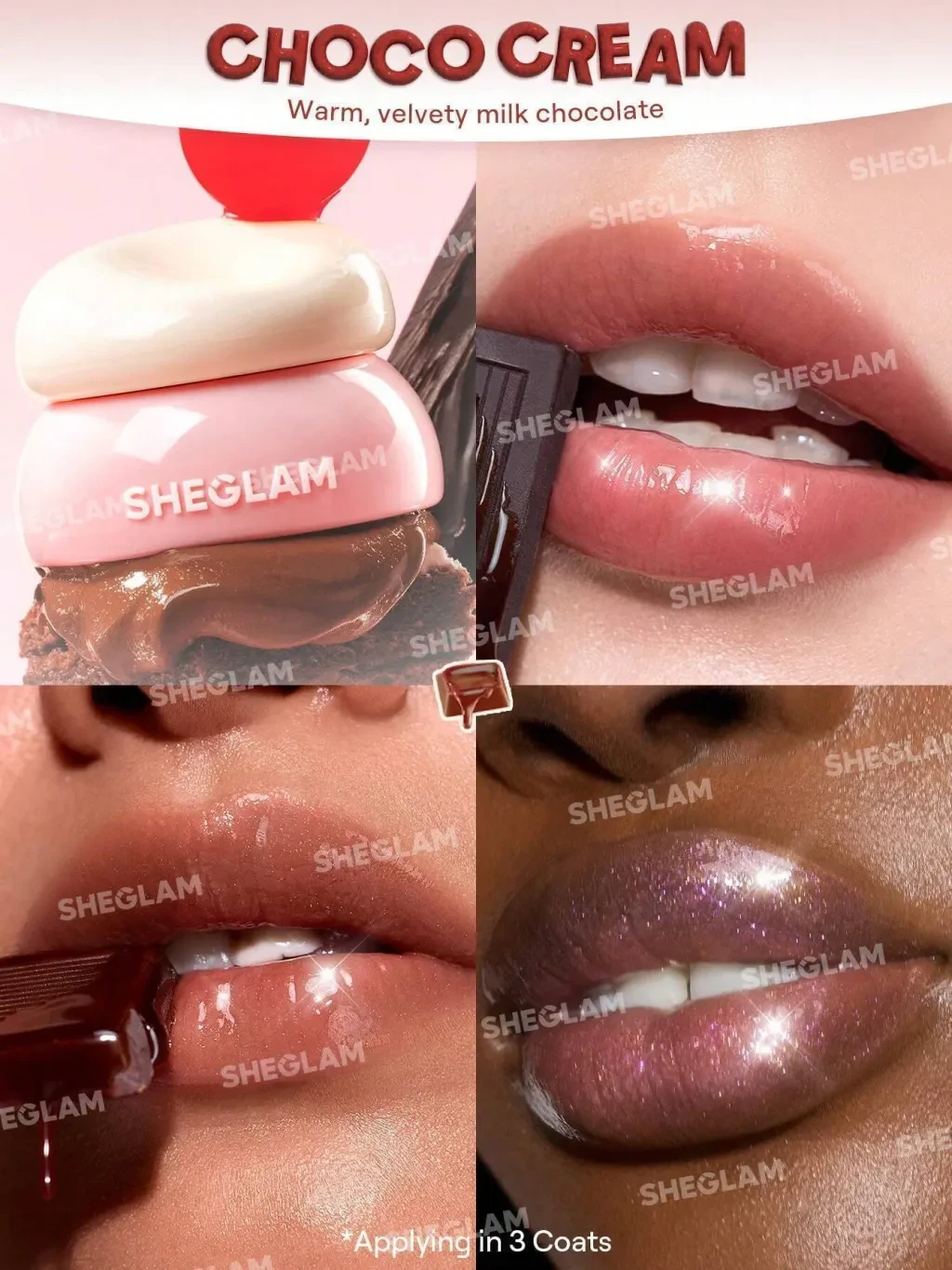 Hydra Jelly Pocket Lip Jam choco cream - SHEGLAM - 2