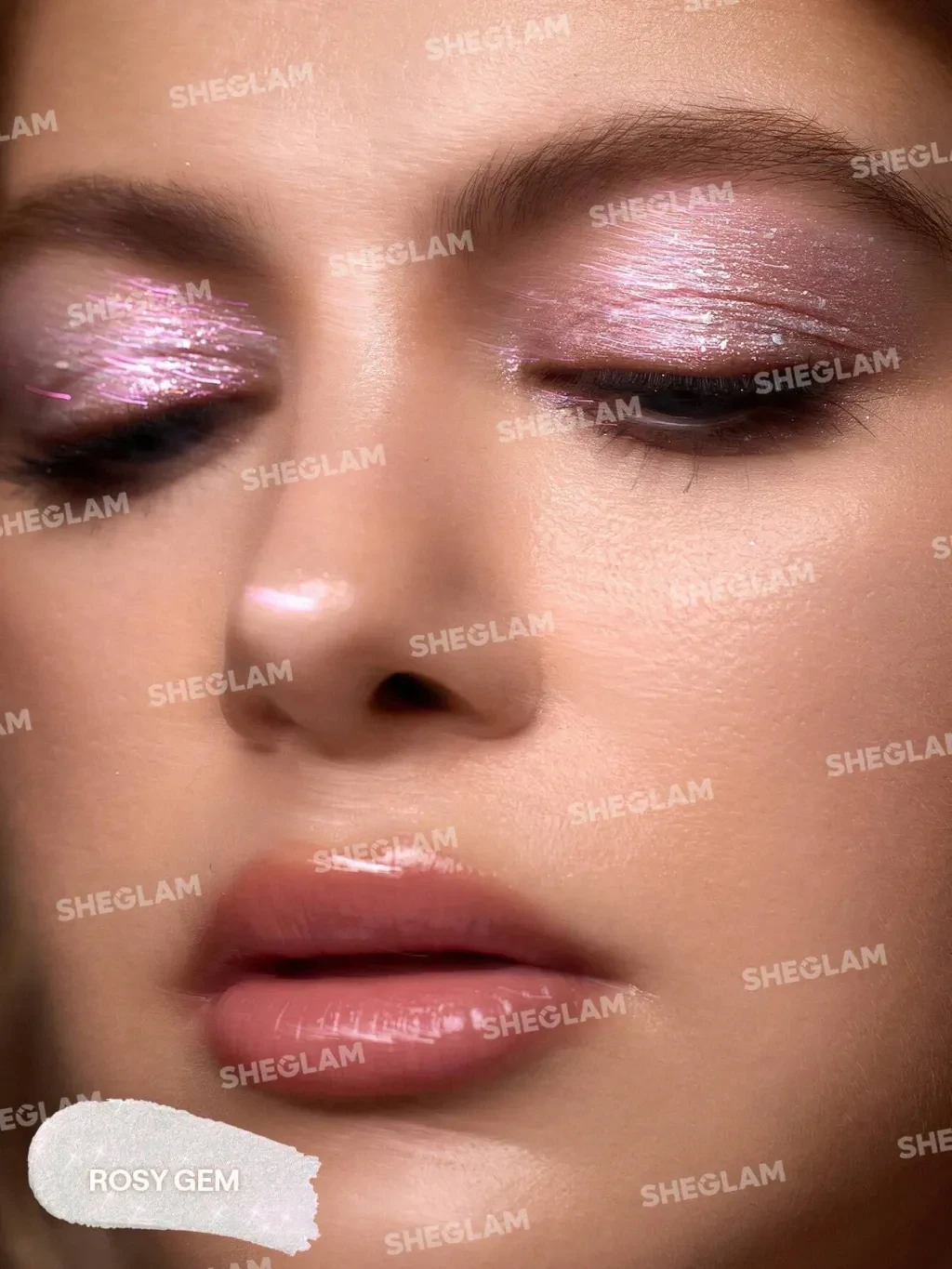 Crystal Jelly glaze Stick rosy gem - SHEGLAM - 2
