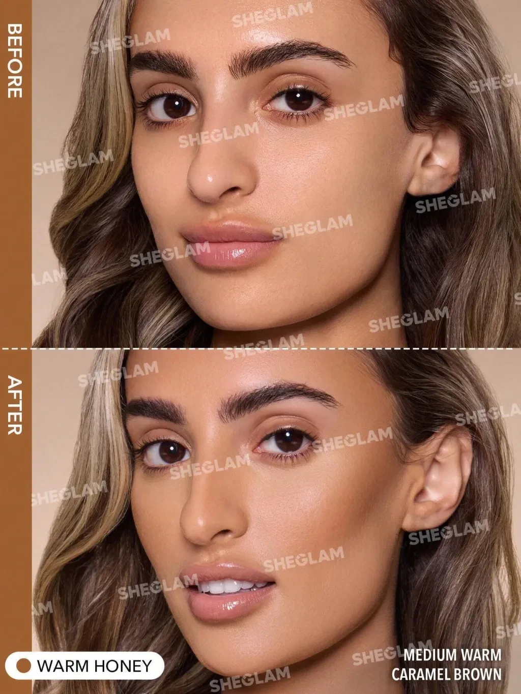 Sun Sculpt Liquid Contour warm honey - SHEGLAM - 2