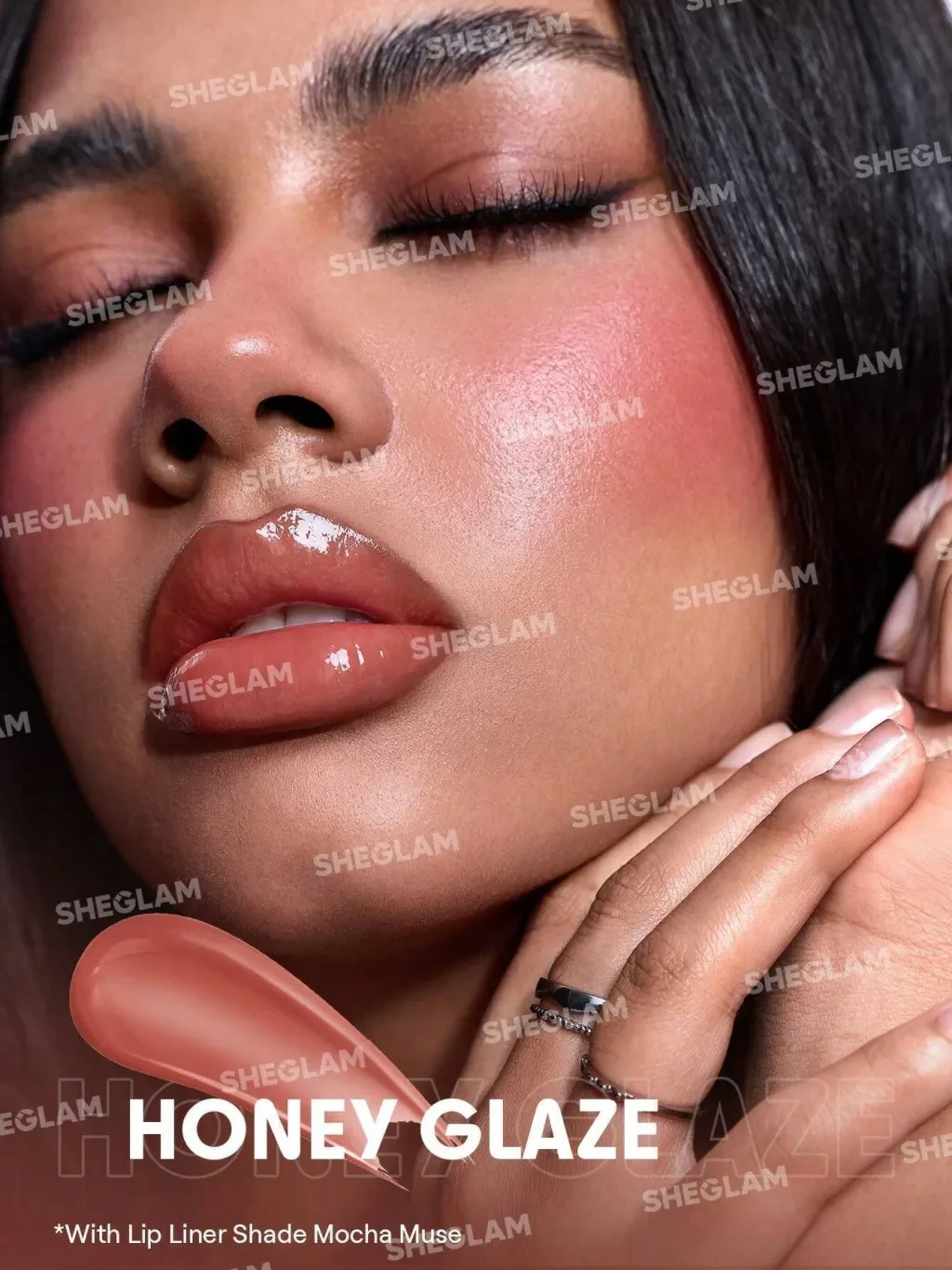 Bold Booster Lip Plumper HONEY GLAZE- SHEGLAM - 2