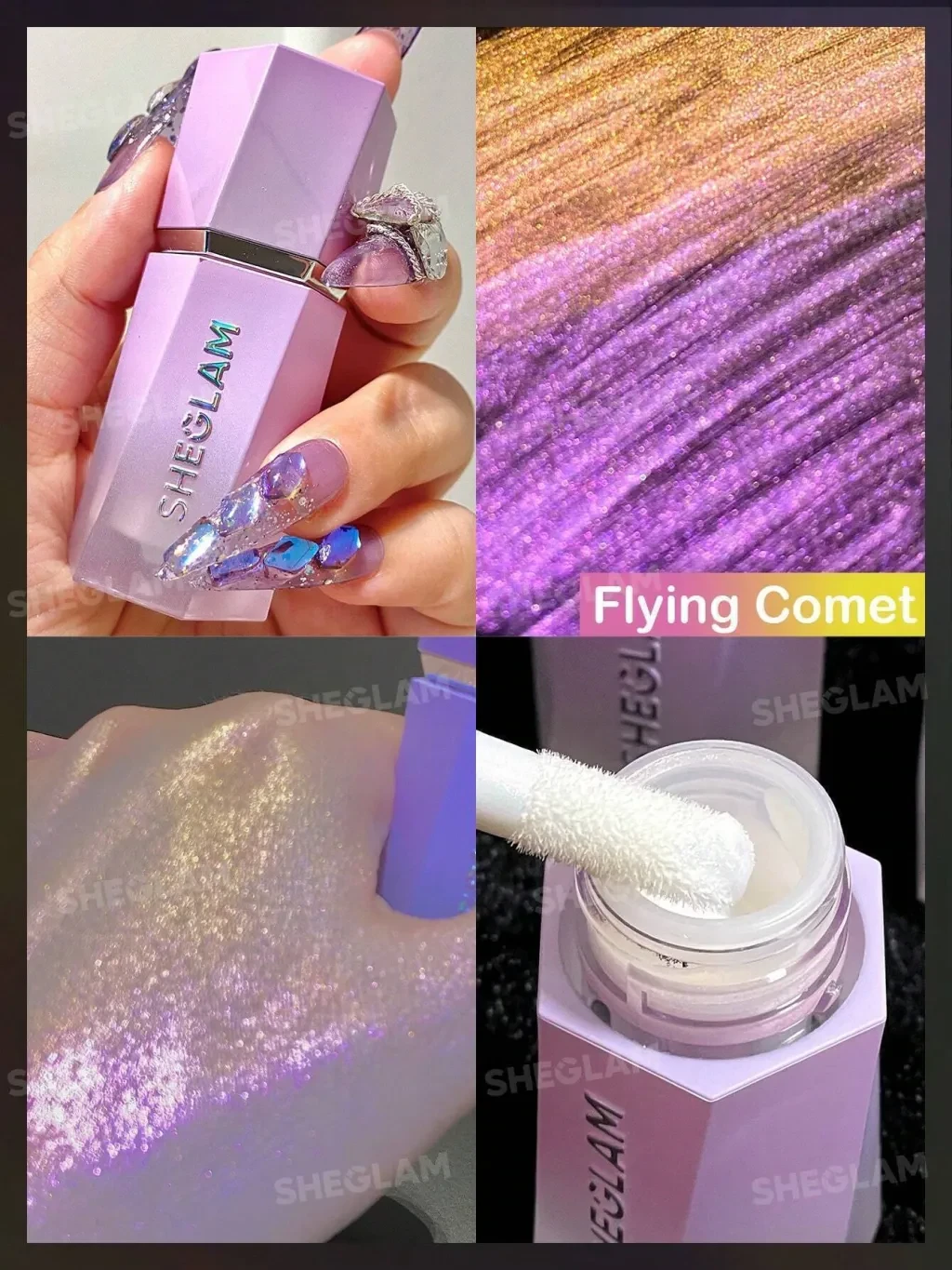 Chroma-Glow Bloom Liquid Highlighter Flying Comet -SHEGLAM - 2