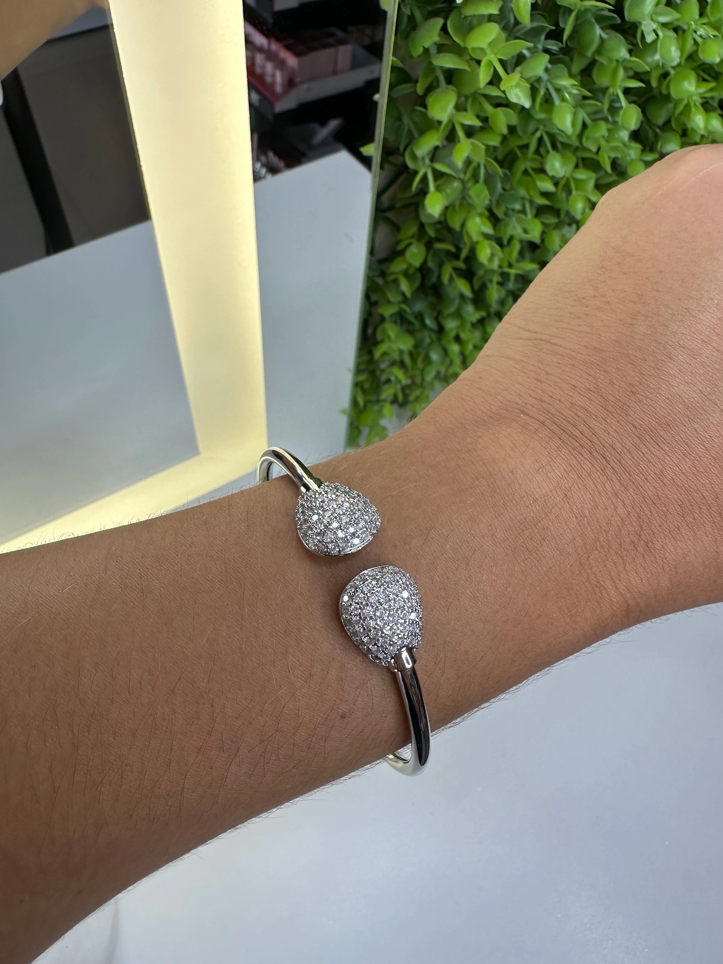 Bracelete Aço inoxidável prata  - 1