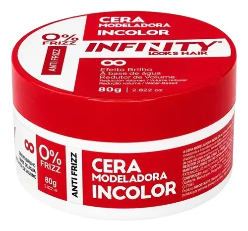 Cera modeladora para cabelo incolor - infinity  - 1