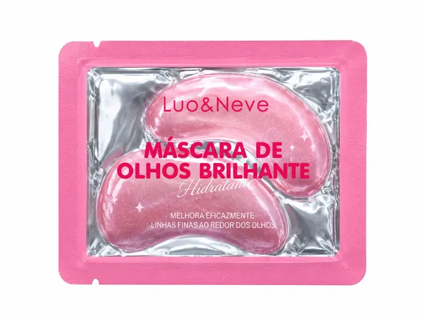 Máscara para olhos brilhante - Lua e Neve 